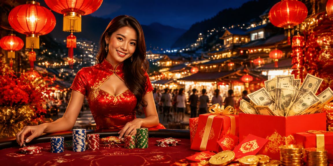 Không khí lễ hội Sa Pa với đèn lồng đỏ, biểu tượng của sự an toàn và may mắn trong văn hóa Việt