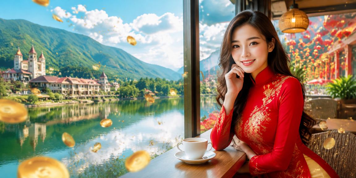 Người mặc áo dài tại Sa Pa tham gia xổ số điện tử trực tuyến trong không khí núi rừng Tây Bắc